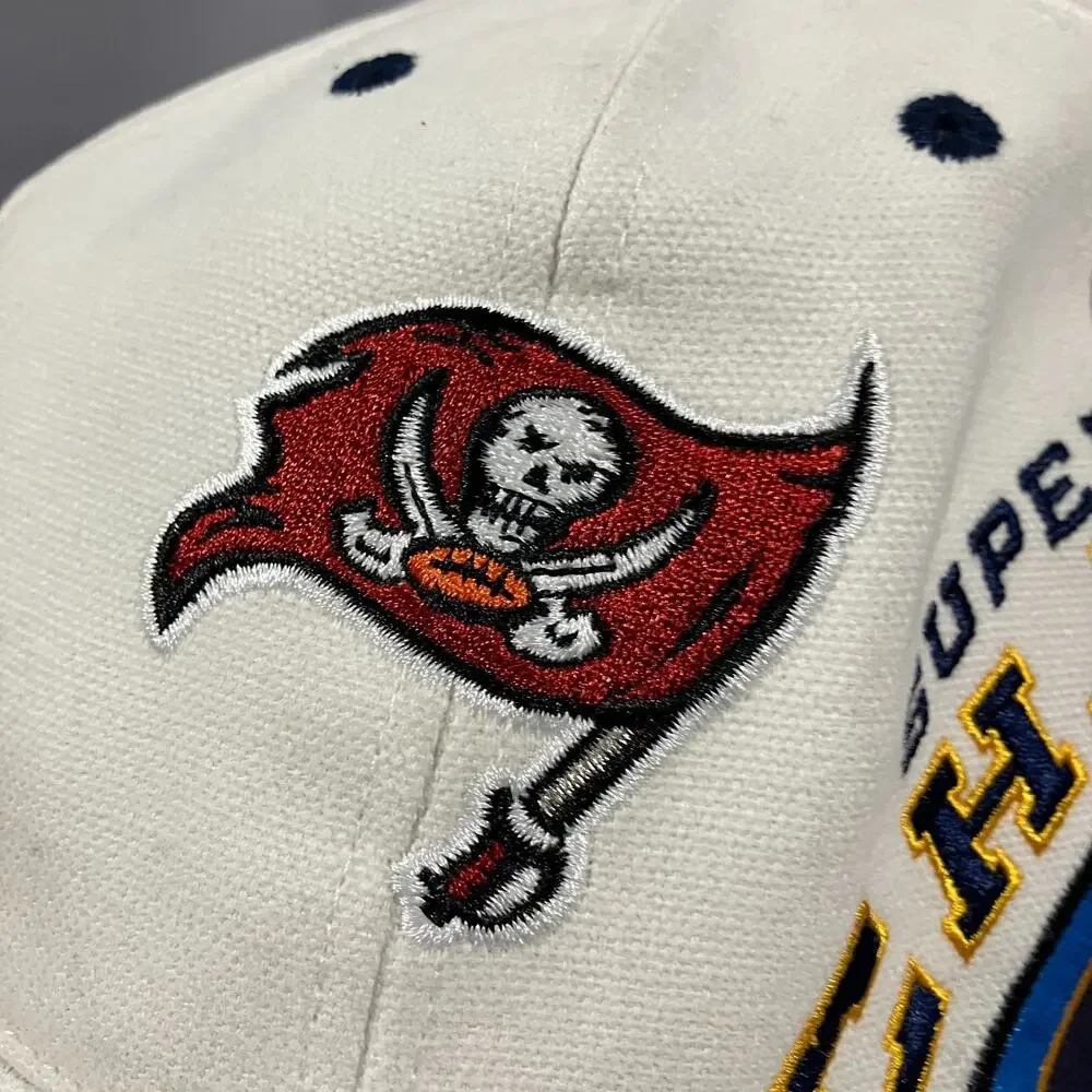 Tampa Bay Buccaneers Super Bowl XXXVII Champions Hat Reebok NFL‎ On Field Cap